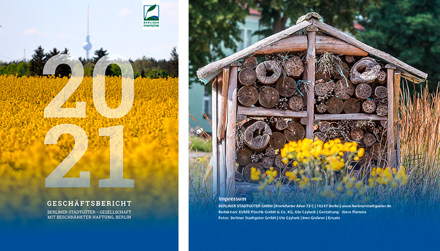 Geschäftsbericht 2021 Cover